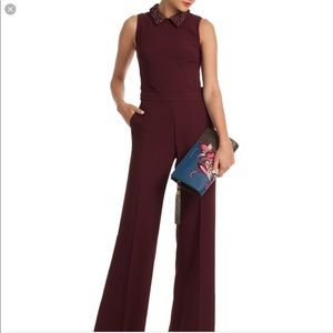 Trina Turk Burgundy Jumpsuit Size 6